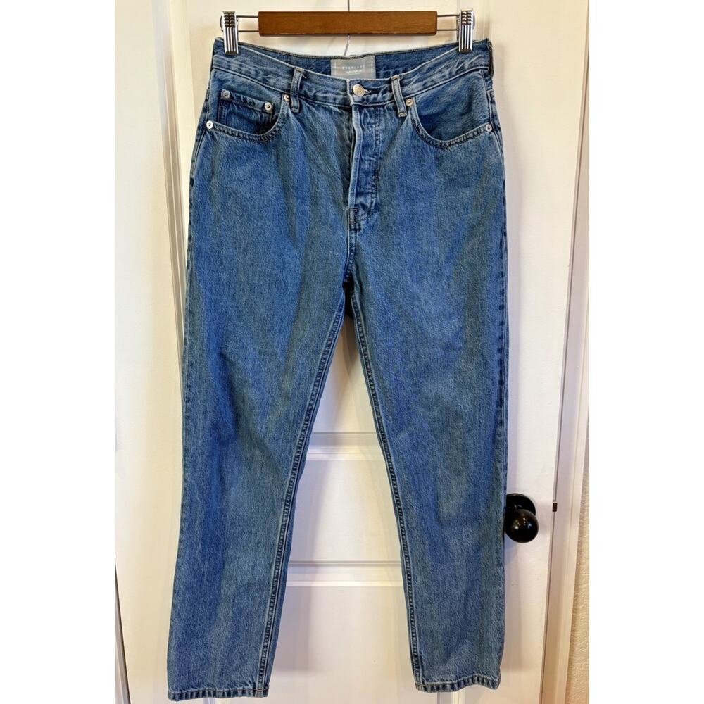 Everlane Women’s The ’90s Cheeky Jean Size 27 Button Fly Straight High Rise